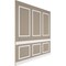 Ekena Millwork Wainscot Paneling Kit, Urethane, 94-1/2 in L, Factory Primed WPKUST052P096 - alternate 4